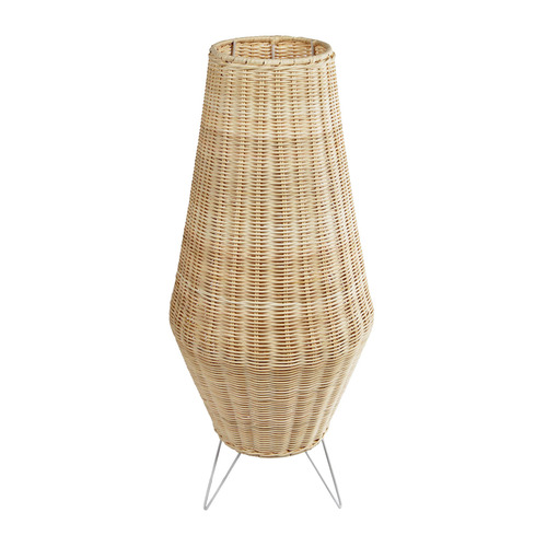 Asda shop wicker lamp